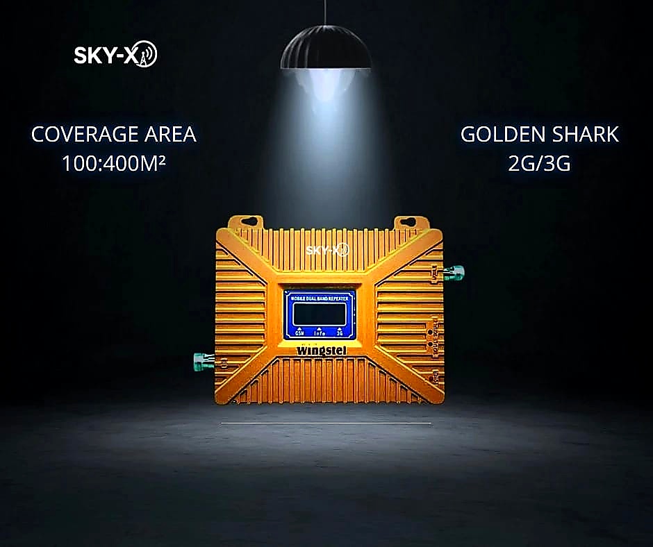 مقوي شبكة المحمول Golden Shark 2G/3G