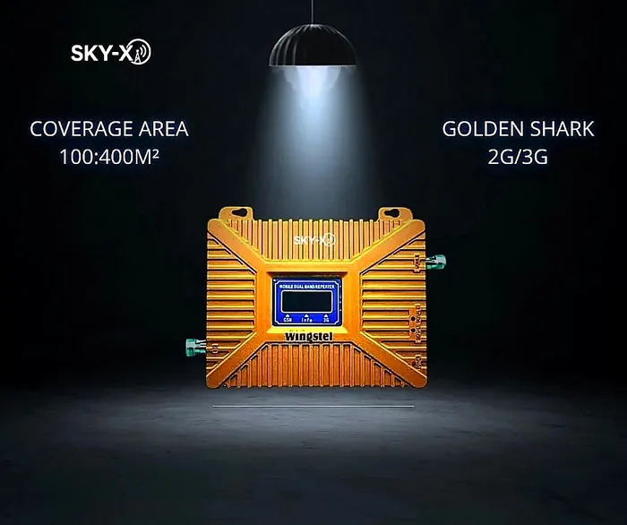 مقوي شبكة المحمول Golden Shark 2G/3G